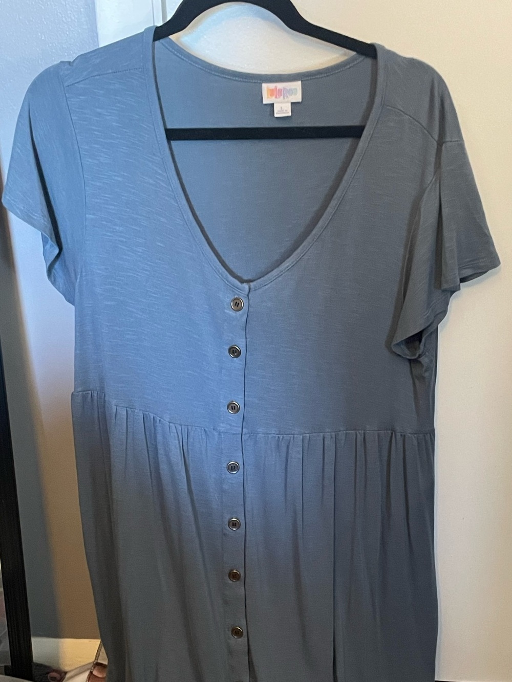 LuLaRoe Heidi babydoll dress L
